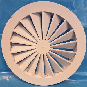 Circular Ceiling Swirl Diffuser 400mm - Clearance Chipped Damage