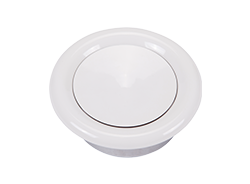 Fire Rated Air Supply Ceiling Valves - White Metal