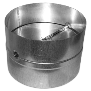 BDD - Back Draft Damper - 200 Clearance - Galvanised Steel