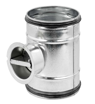 Air Tight Single Blade Damper - Galvanised Steel