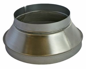 Reducer Galvanised Steel - 100mm to 180mm Dia