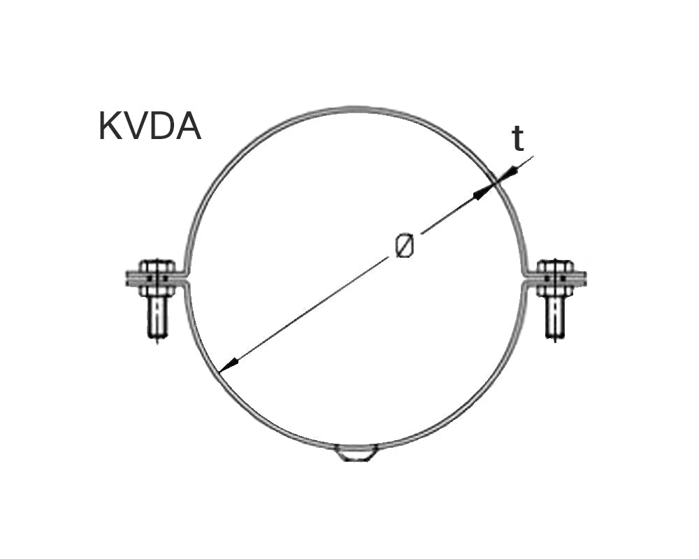 KVDA - Split Ring with Hole